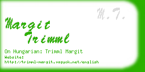 margit trimml business card